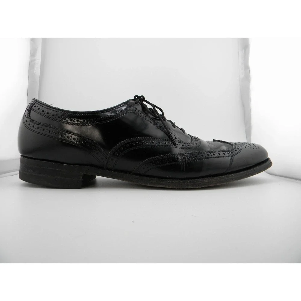 Florsheim Imperial Men's Black Leather Wingtip Oxford Dress Shoes‎ Size 11 B